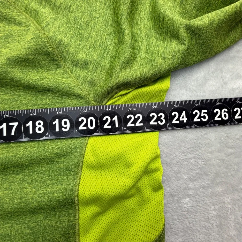North Face 1/4 Zip Pullover‎ Mens Large Green Active Impulse FlashDry NEW